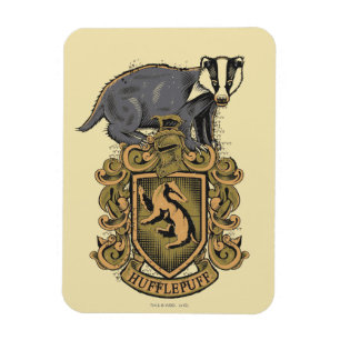 Ímã Harry Potter   Pancada de Hufflepuff com Badger