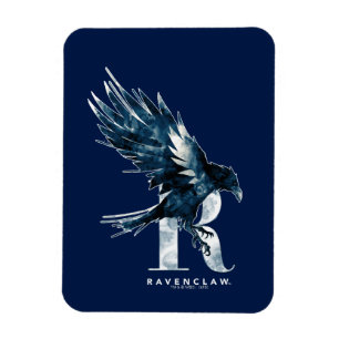 Ímã Harry Potter   RAVENCLAW™ Corvo em Aquarela