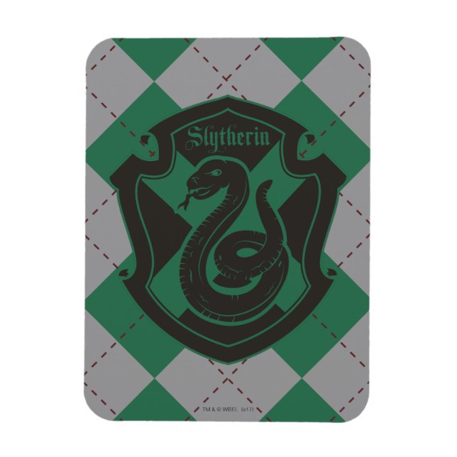 Ímã Harry Potter | Slytherin House Pride Crest (Vertical)