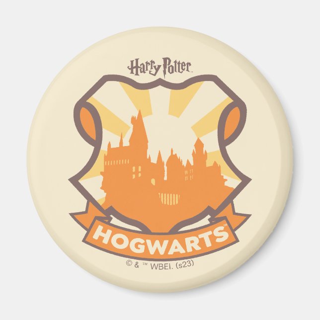 Imã HARRY POTTER™ | Verão Magic HOGWARTS™ Crest (Frente)