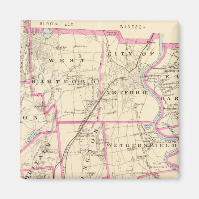 Imã Hartford County Connecticut (Frente)