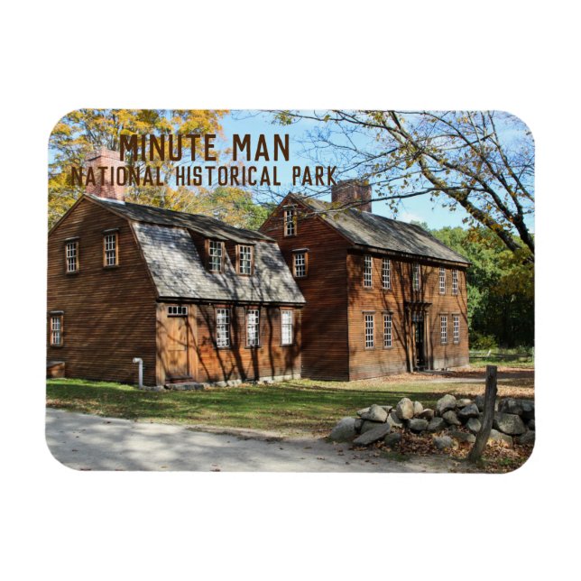Ímã Hartwell Tavern, Minute Man National Hist. Parque (Horizontal)