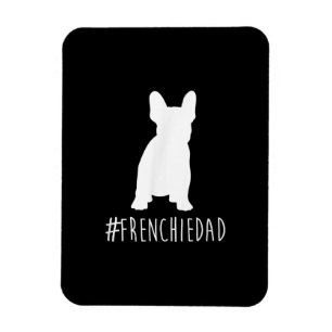 Ímã hashtag frenchie pai presente de pai de buldogue