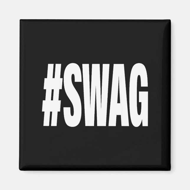 Imã Hashtag swag  (Frente)