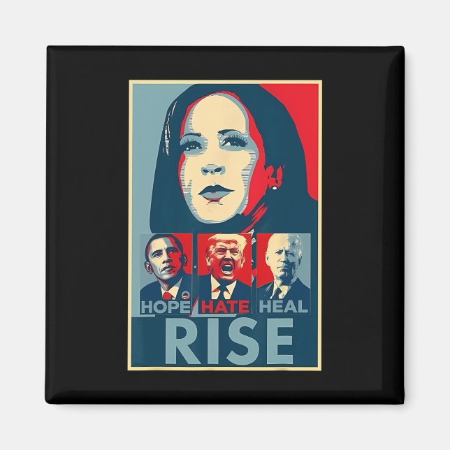 Imã Hate Heal Cresce Presidente Kamala Harris Campai (Frente)