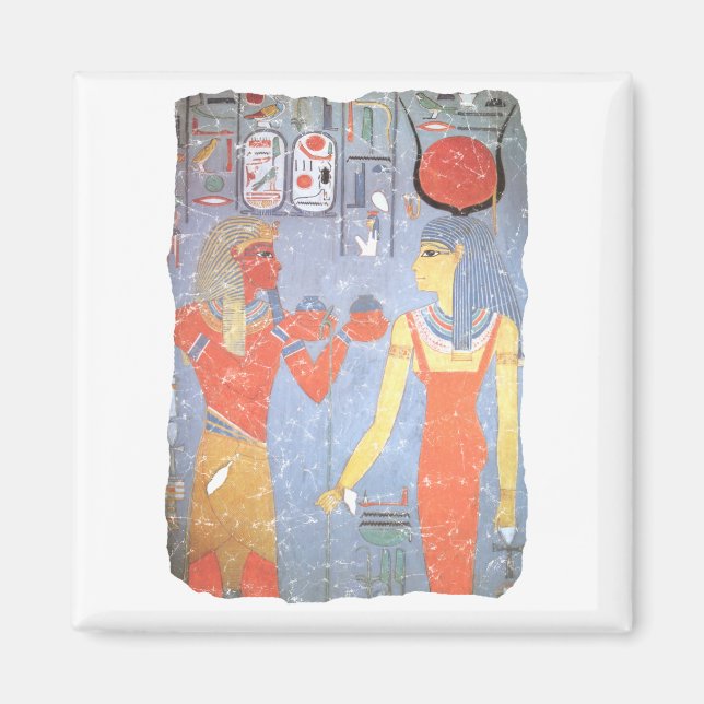 Imã Hathor e Horemheb (Frente)