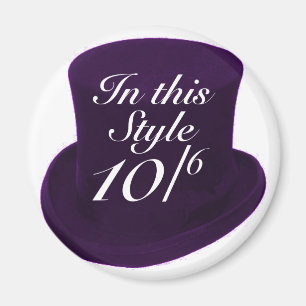 Imã Hatter louco - roxo