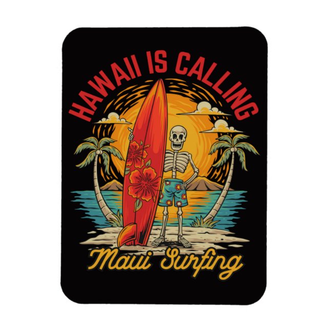 Ímã Havaí Está Chamando Vibrações de Surf da Ilha Maui (Vertical)