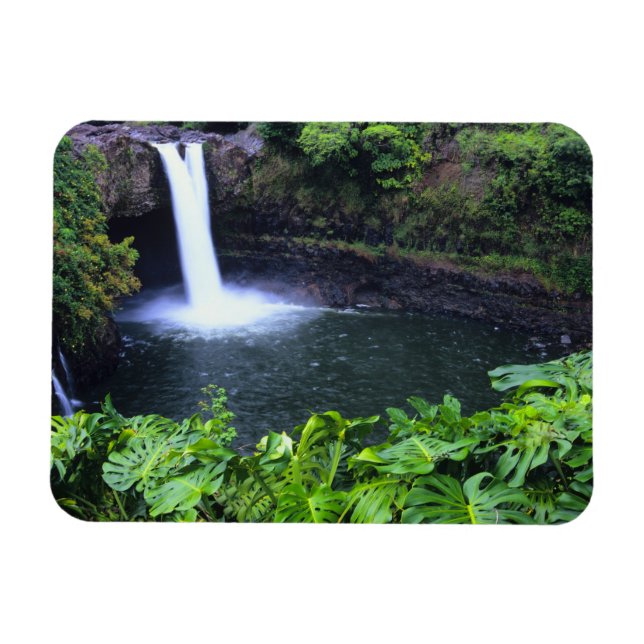 Ímã Havaí, Ilha Grande, Hilo, Rainbow Falls, Lush (Horizontal)
