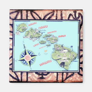 Imã Havaiana Tapa Magnet