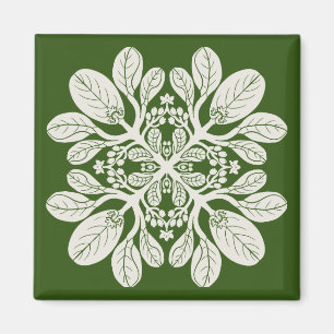 Imã Havaiano Quilt Naupaka