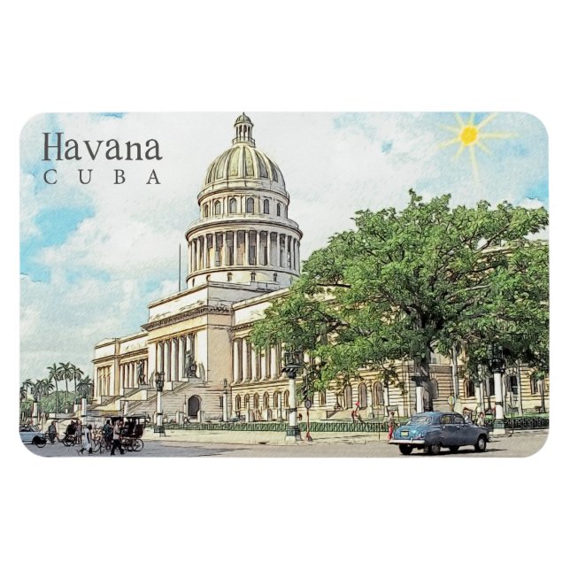 Ímã Havana Cuba (Horizontal)