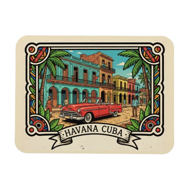 Ímã Havana Cuba (Horizontal)