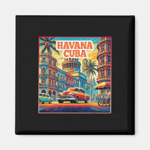 Imã Havana Cuba Camisa Turística de Viagem da Família