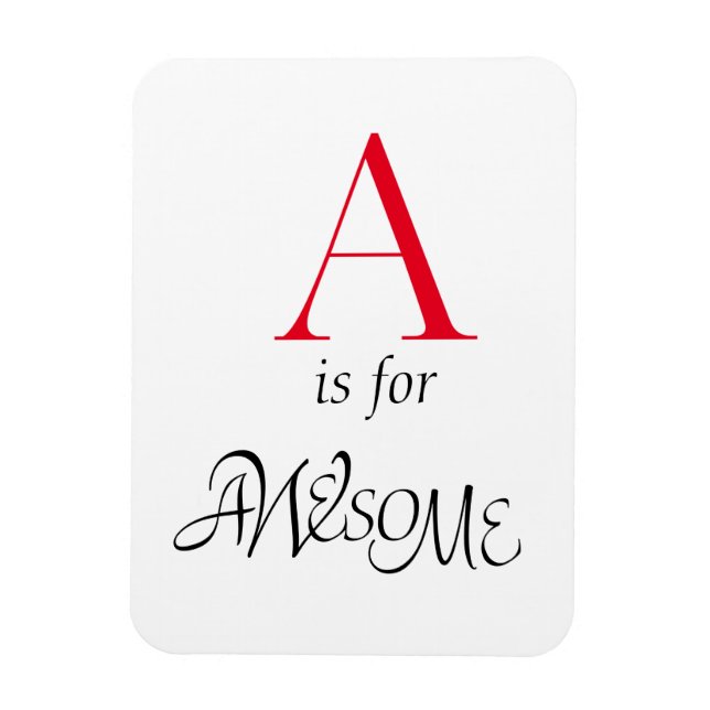Ímã Havander Alphabet - Letra A Flexível Magnet (Vertical)