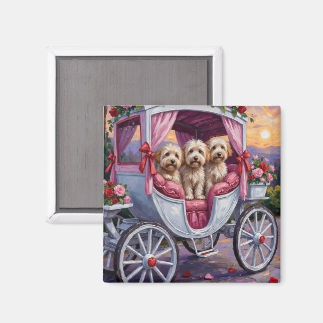 Imã Havanese Dog Valentine's Day  (Front/Back)