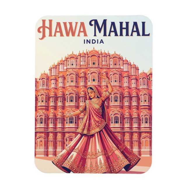 Ímã Hawa Mahal Índia (Vertical)