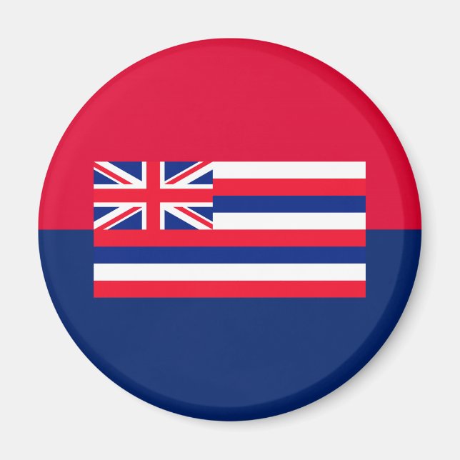 Imã Hawaii State Flag Design Decor (Frente)