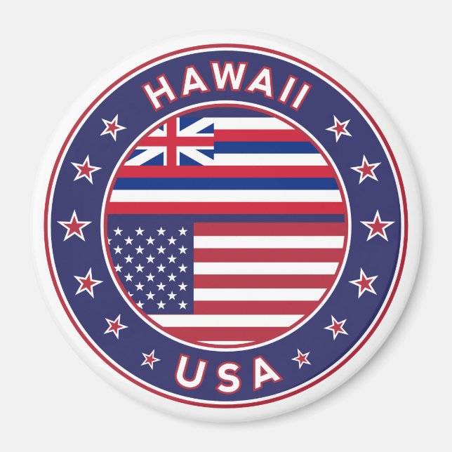 Imã Hawaii sticker, Hawaii, EUA (Frente)