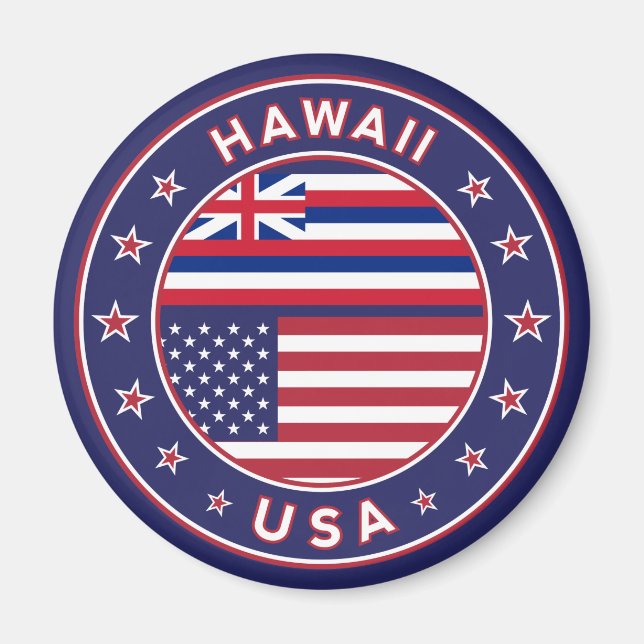 Imã Hawaii sticker, Hawaii, EUA (Frente)