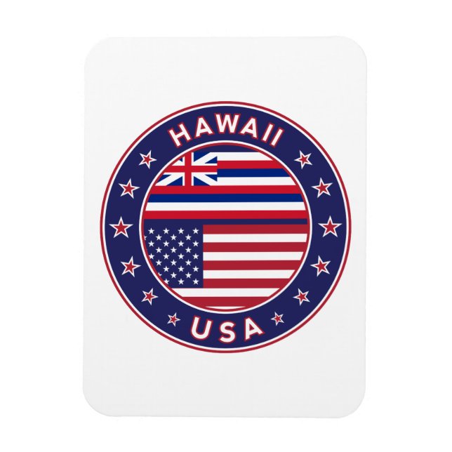 Ímã Hawaii sticker, Hawaii, EUA (Vertical)