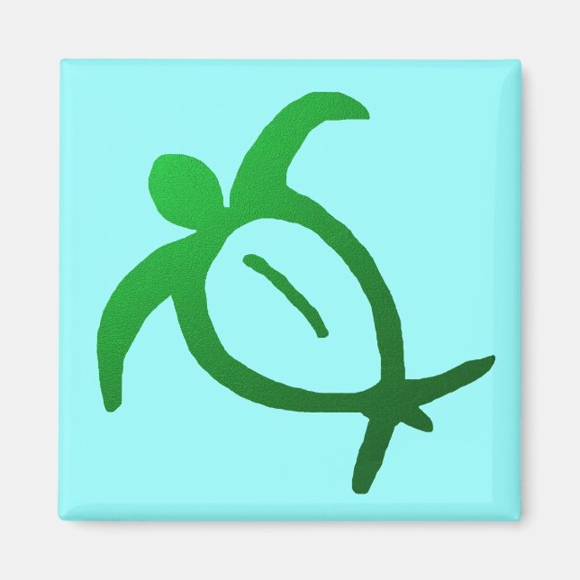 Imã Hawaiian Honu Petrogliph - Magnet (Frente)