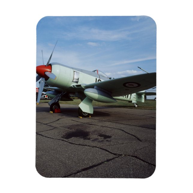 Ímã Hawker Sea Fury no CAF, Minnesota Wing, no 2 (Vertical)