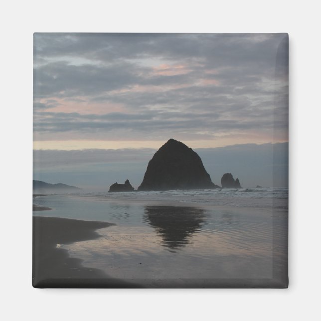 Imã Haystack Rock em Cannon Beach (Frente)