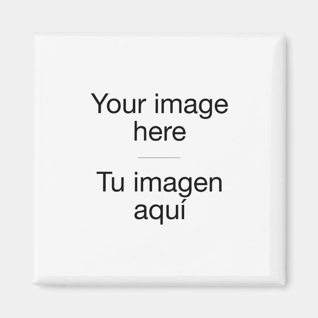 Imã Haz tu propio imán personalizado con tu diseño (Frente)