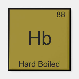 Imã Hb - Símbolo de Elemento de Química Engraçada com 