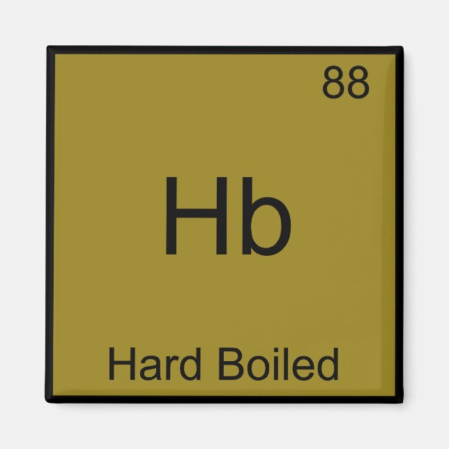 Imã Hb - Símbolo de Elemento de Química Engraçada com  (Frente)