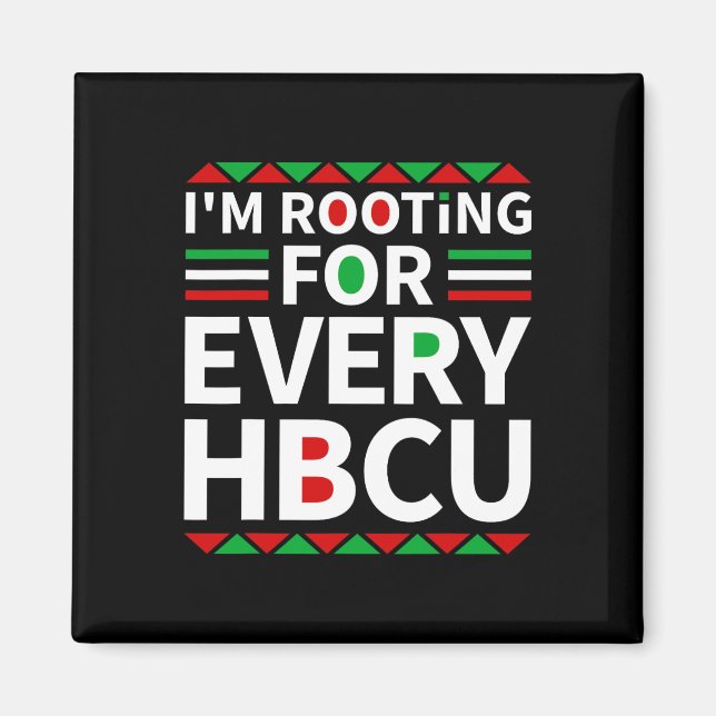 Imã Hbcu Black History Pride Historic Black College (Frente)