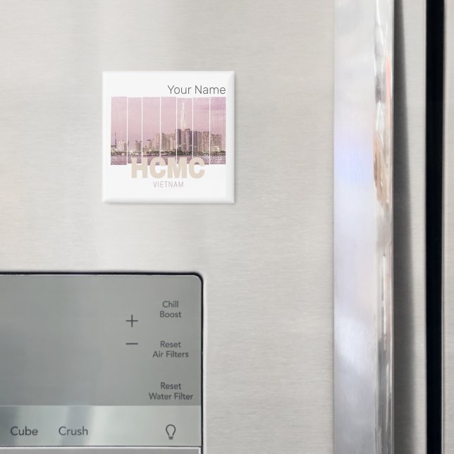 Imã HCMC Saigon (Ho-Chi-Minh-City) Skyline Vietnam (In Situ (Fridge))