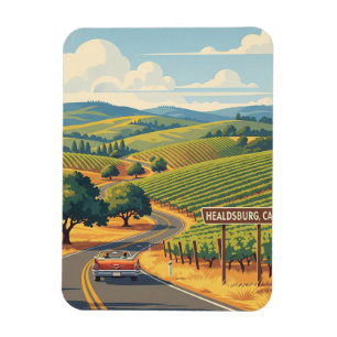 Ímã Healdsburg California Viagem