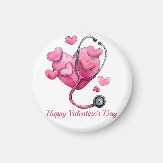 Imã Healing Hearts Valentine Design (Frente)