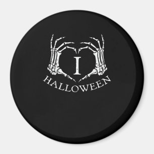 Imã Heart Halloween Skeleton Figurume Men Mulheres Ki