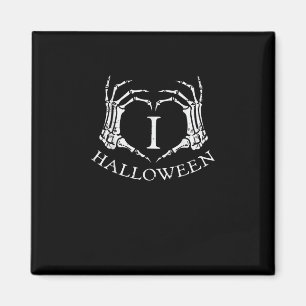Imã Heart Halloween Skeleton Figurume Men Mulheres Ki