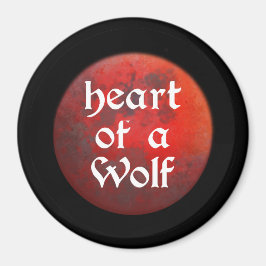 Imã Heart of a Wolf Magnet
