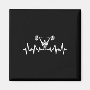Imã Heartbeat Barbell Bodybuilding Gym W