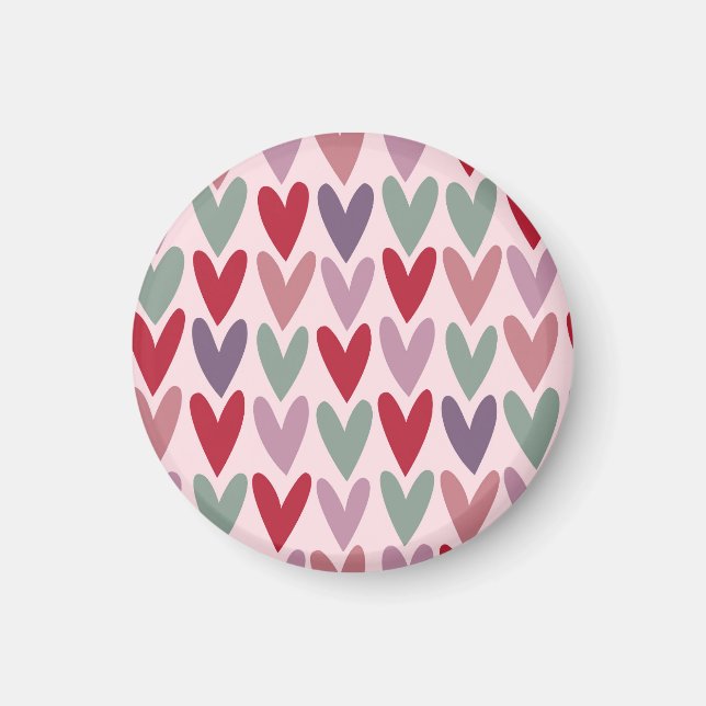 Imã Hearts Pattern 1 (Frente)