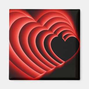 Imã HeartZoomRed