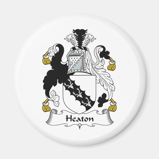 Imã Heaton Family Crest (Frente)