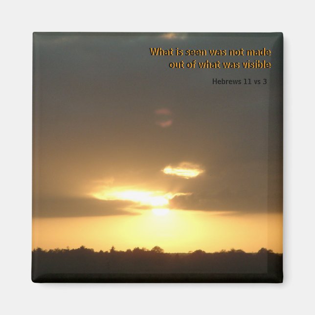 Imã Hebraico 11 vs 3 | Magnet (Frente)