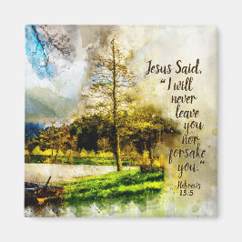 Imã Hebraico 13:5 Eu nunca te deixarei ou te abandonar