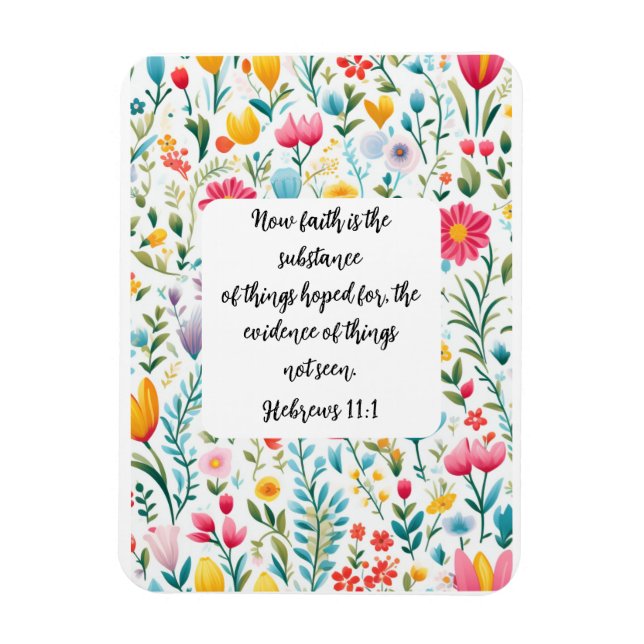Ímã Hebrews 11:1 Magnet (Vertical)