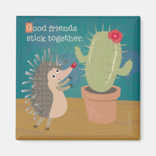 Imã Hedgehog Encontra o Íman de Cactus