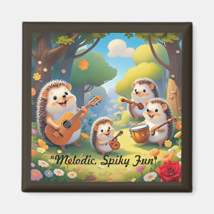 Imã "Hedgehog Rhythm Crew"