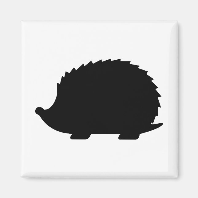 Imã Hedgehog Silhouette (Frente)