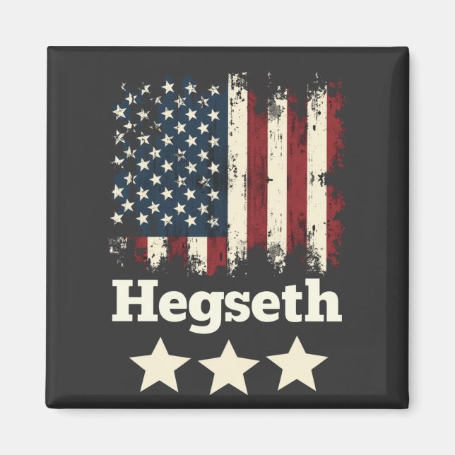 Imã Hegseth Trump Administração American Flag (Frente)