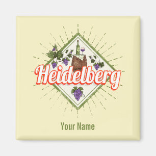 Imã Heidelberg am Neckar Alemanha Retro Wine Vintage